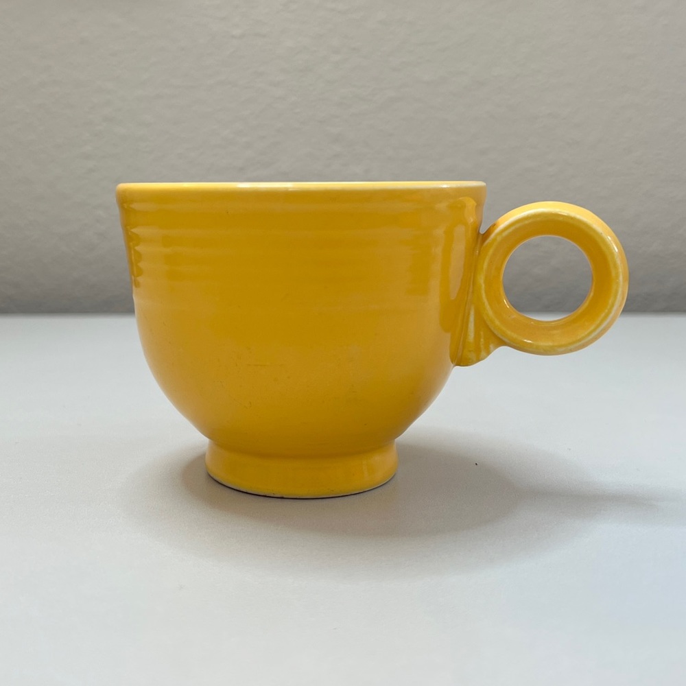 Original 1940’s Fiestaware Tea Cup - Yellow